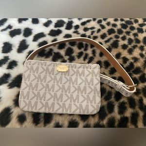 MK monogram waist purse. Worn 1x